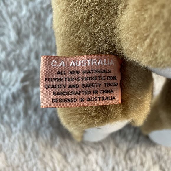 Corroboree Australia Kangaroo Plush Toy With Joey In Pouch Soft Stuffed Animal - Picture 11 of 16